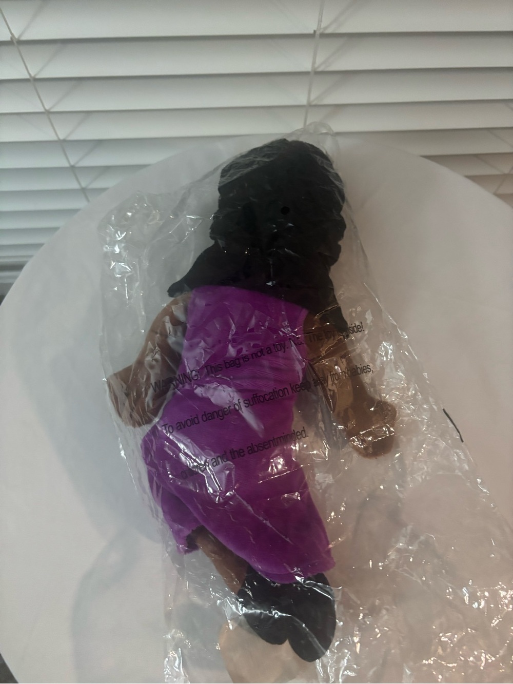 The Unemployed Philosophers Guild Michelle Obama Little Thinker Plush Doll Tag - Picture 5 of 13